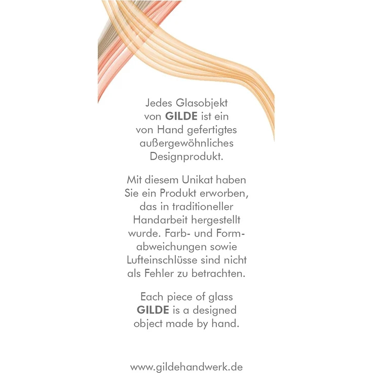 GILDE GLAS art Tischvase Barbiere (1 St), aus Glas – Bild 5