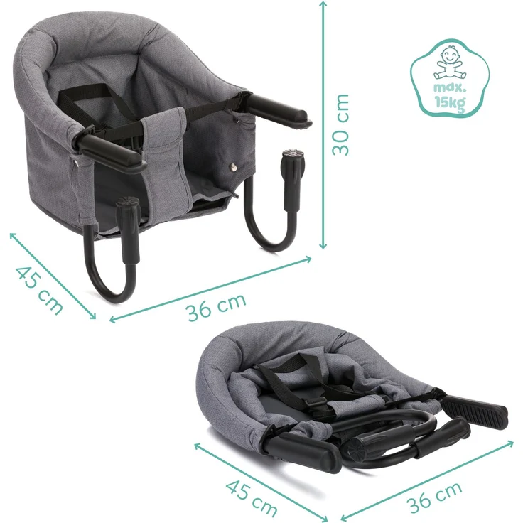Tischsitz Comfort grau – Bild 9