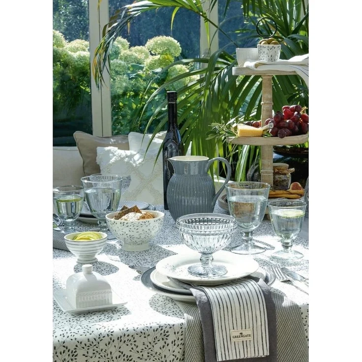 Greengate Dessertschale Alice Glas Grey GLADEBAALI8106 – Bild 1