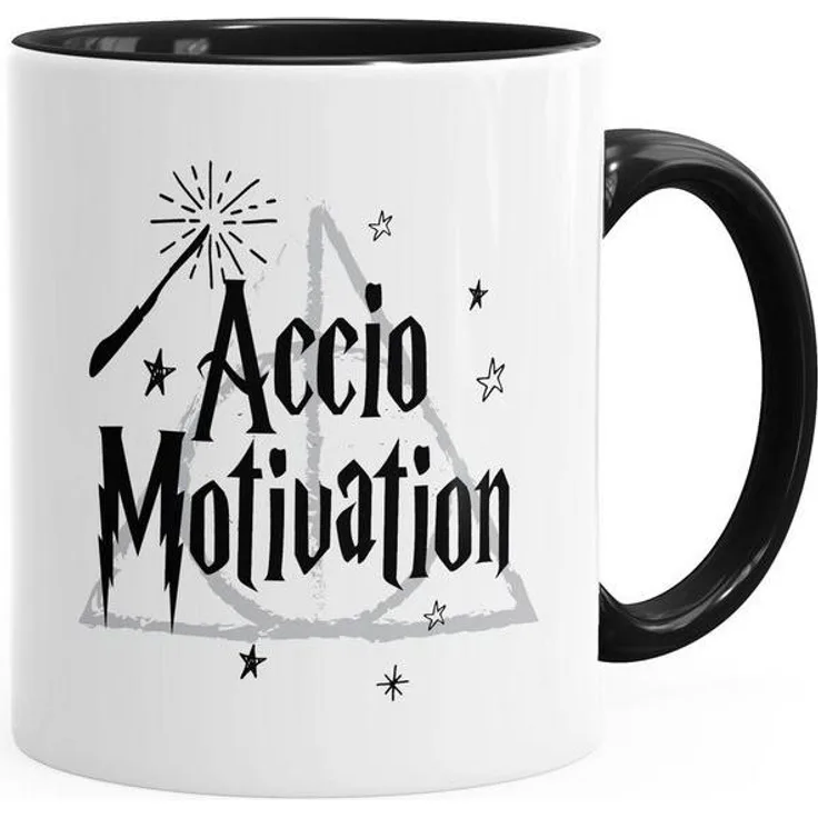 MoonWorks Tasse ''Kaffee-Tasse Accio Motivation Teetasse Keramiktasse Spruch-Tasse MoonWorks''