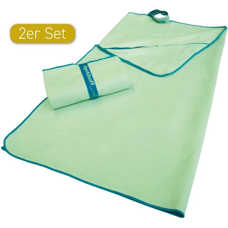 Dyckhoff Sporthandtuch Mikrofaser Sporttuch, Microfaser (2-St), auch als 2er Set erhätlich