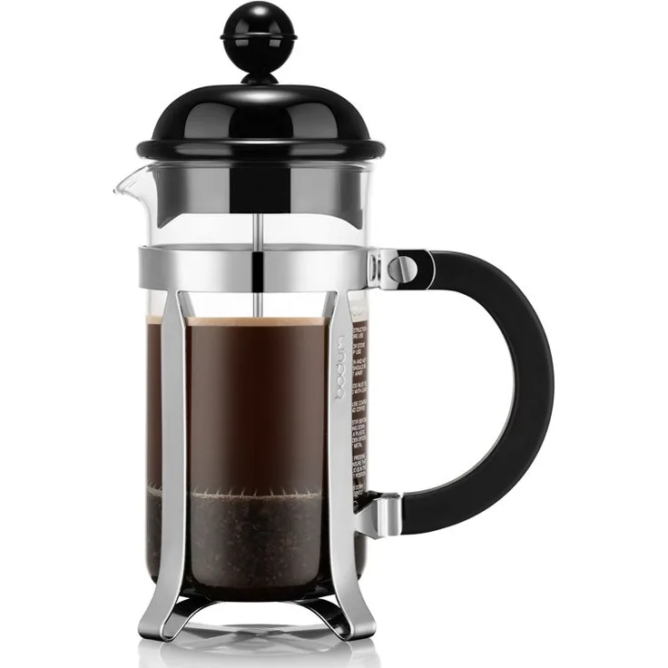 Bodum Kaffeebereiter 3 Tassen 0.35l Caffettiera Black&Chrome