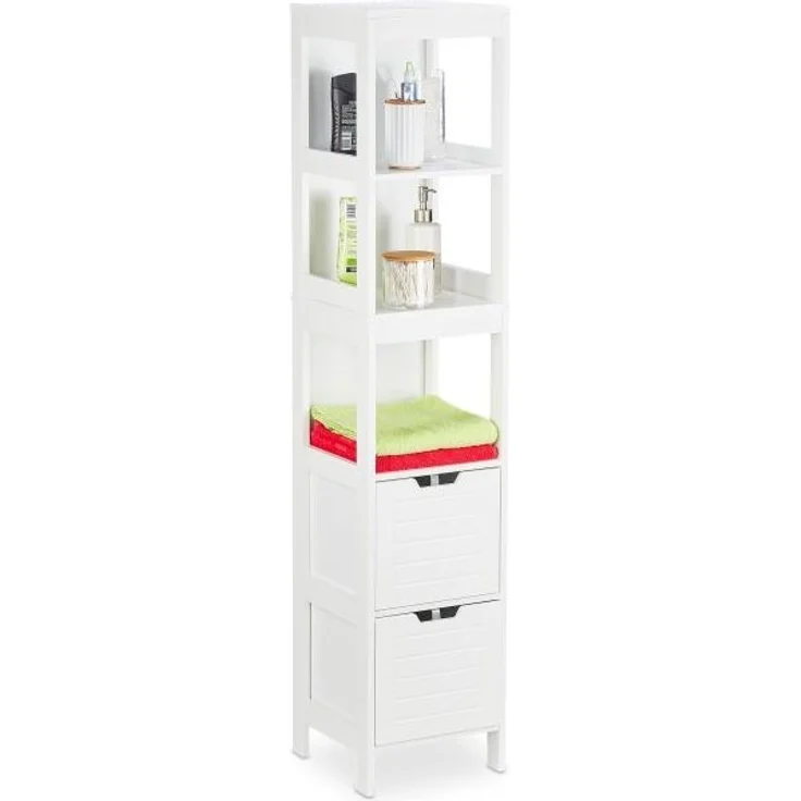 Badezimmerschrank weiß 10032183 – Bild 1