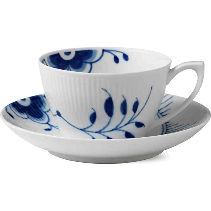 Royal Copenhagen Musselmalet Mega Blau Tee-& Cappuccinotasse 28 cl – Bild 1