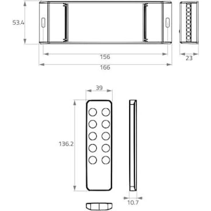 Rutec Licht 80495 Rutec LED Controller RGBW 12V/24V – Bild 2