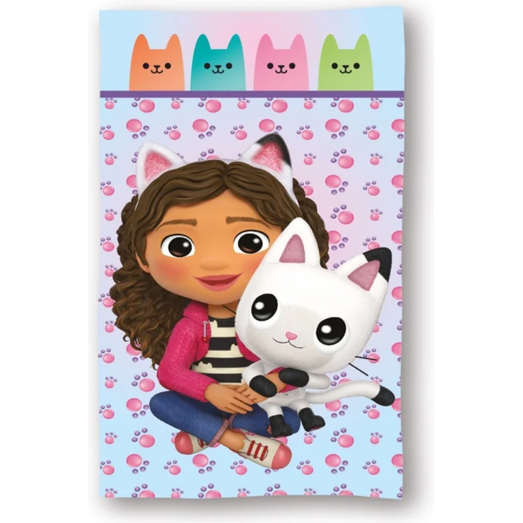 Gabby's Dollhouse Baumwollhandtuch Badehandtuch Strandtuch 70x140 cm aus Baumwolle