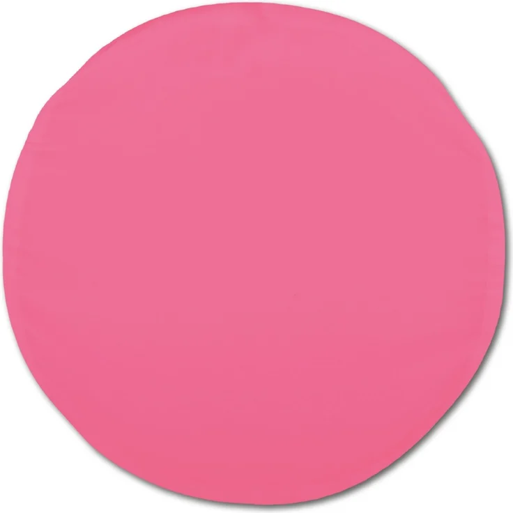 Kissenhülle Dekokissen Kissenbezug Microfaser - viele Größen und Farben Pink Ø 40 cm – Bild 1
