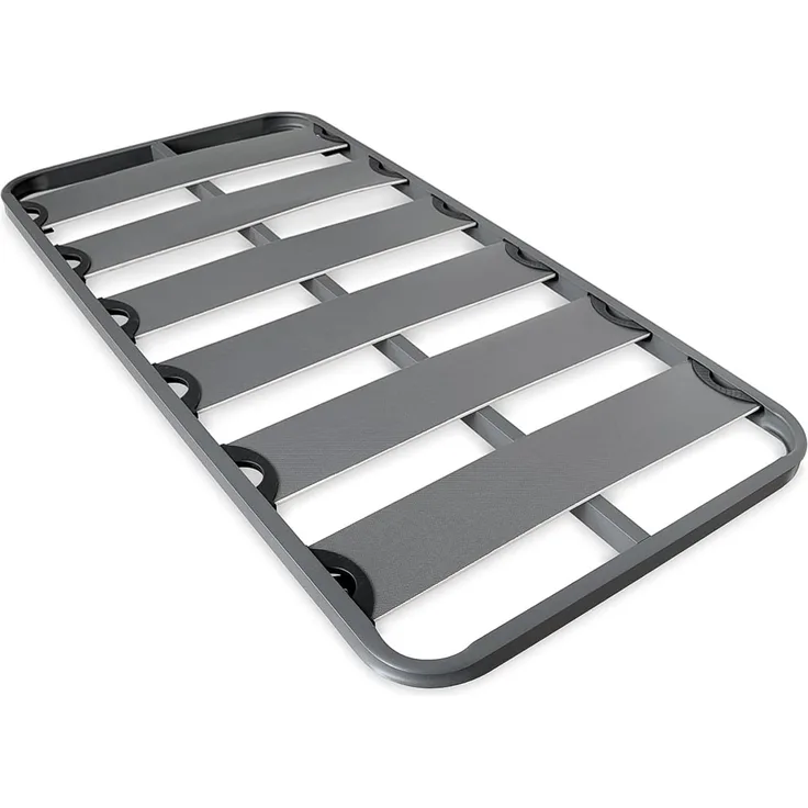 Homey Verstärkter Lattenrost mit breiten Lamellen, geräuschhemmend, Struktur 40x30 mm, ohne Beine, stark und robust, 105x200 cm