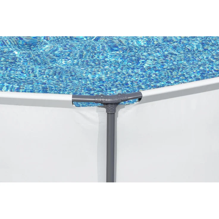 Steel Pro MAX™ Solo Pool ohne Zubehör Ø 366 x 122 cm, lichtgrau, rund – Bild 8