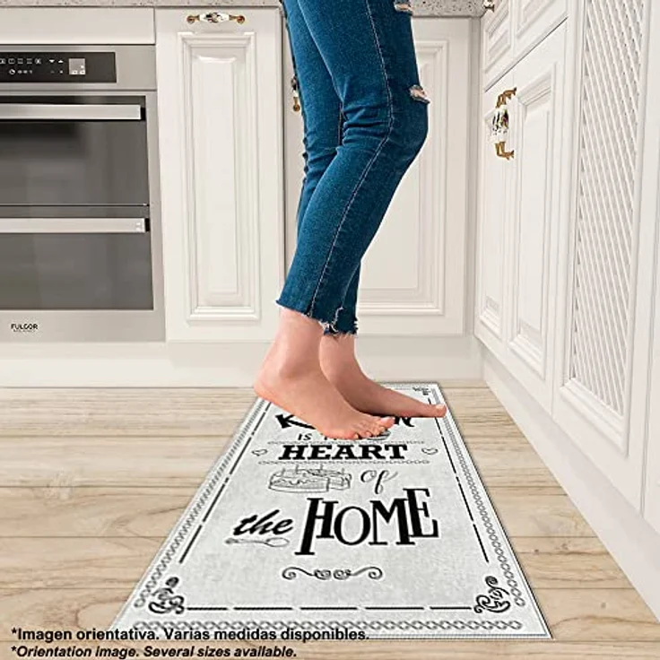HeartOfTheHome Polyester-Teppich 100x200 cm grau – Bild 3