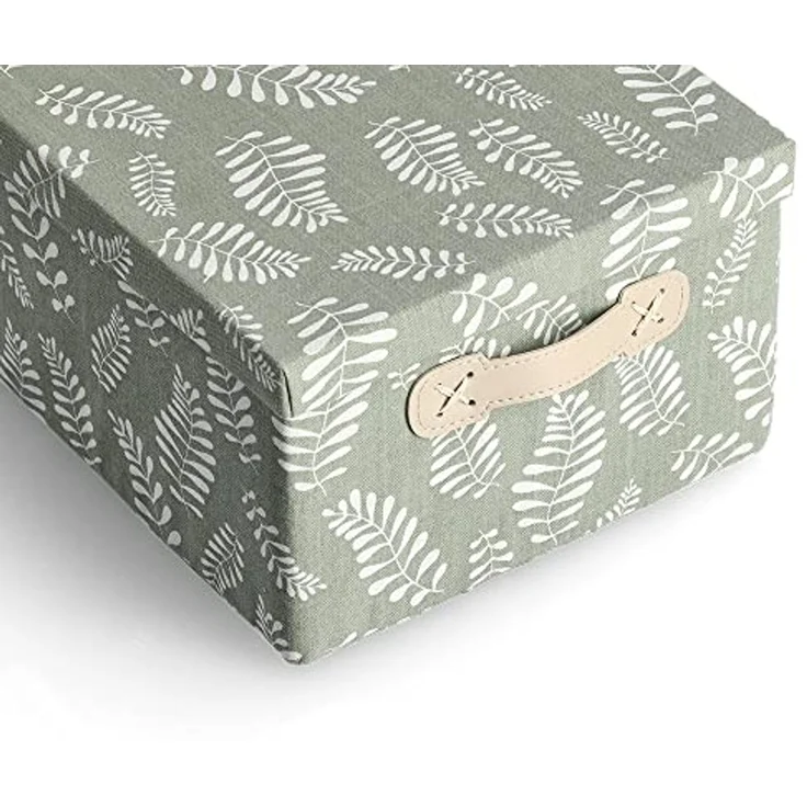 Zeller Present Aufbewahrungsbox Leaves (1 St), Baumwollmix – Bild 3