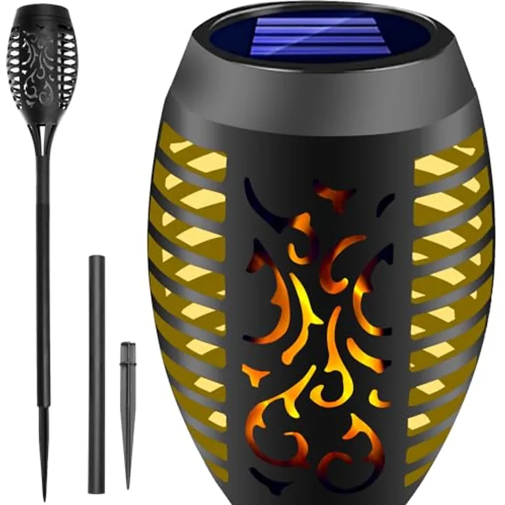 Gardlov Solarlampe für den Garten – Fackel 23559