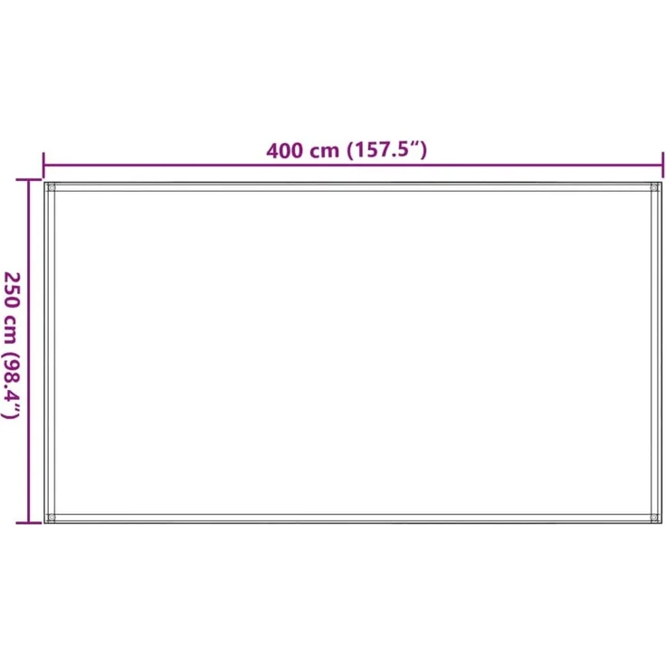 vidaXL Zeltteppich Hellgrün 250x400 cm HDPE 4002275 – Bild 8