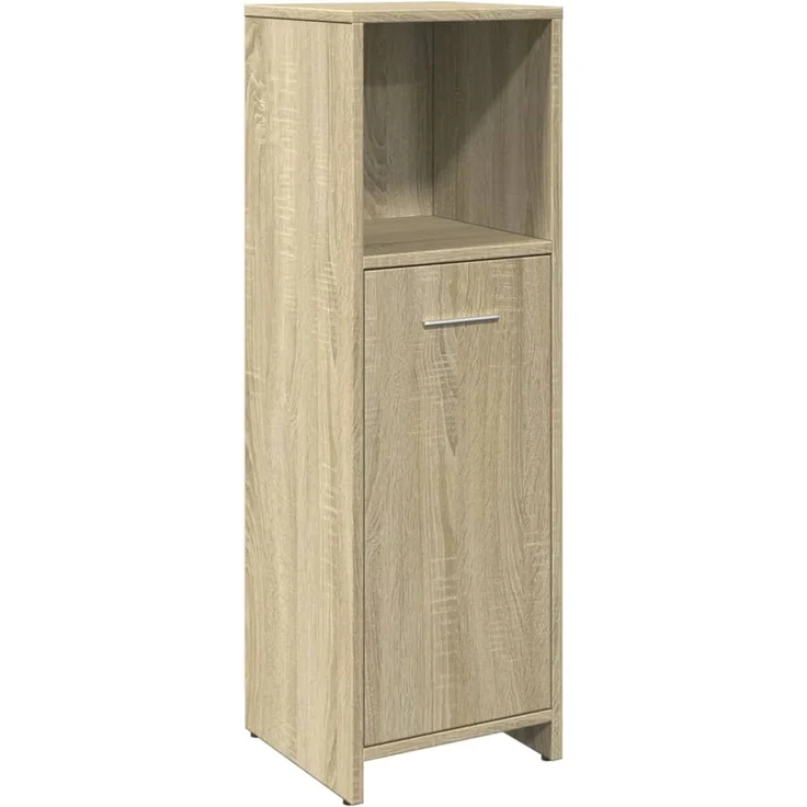 vidaXL 4-tlg. Badmöbel-Set Sonoma-Eiche Holzwerkstoff 3324968 – Bild 10