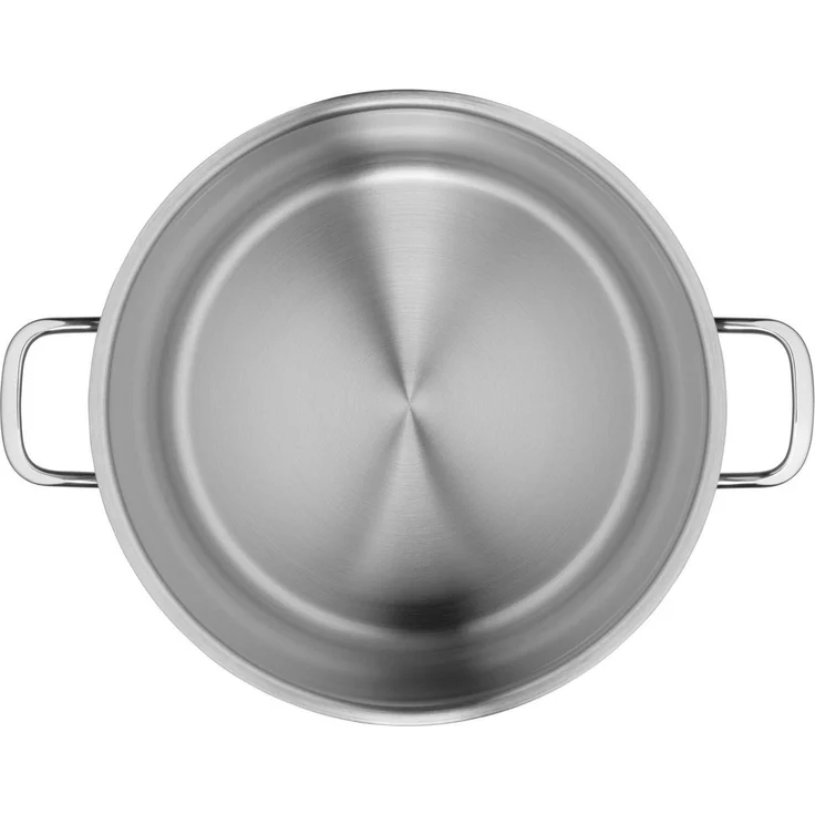 Silit Gemüse- Suppentopf Induktion 28cm, Glasdeckel, Topf hoch 12l, Edelstahl poliert, unbeschichtet, backofengeeignet – Bild 3