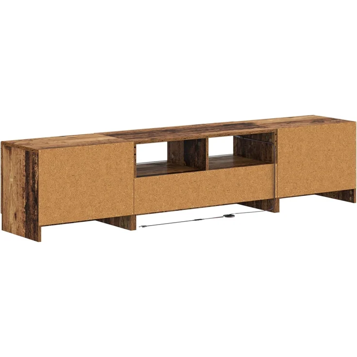 vidaXL LED-TV-Schrank UTRECHT 3 stk. Altholz Holzwerkstoff 3417012 – Bild 6