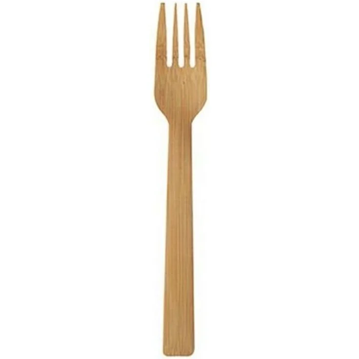 PAPSTAR Einweggabel Papstar 50 Gabeln, aus Bambus "pure" 16,5 cm – Bild 2