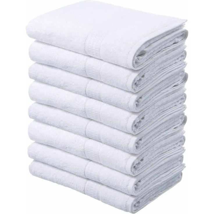 OTTO home Handtücher Juna, als Set und Serie erhältlich, 8 Handtücher, 50x100cm, Walkfrottier (8-St), 8-tlg. Handtuch-Set, 100% Baumwolle, mit Bordüre, Uni-Farben, weich – Bild 4