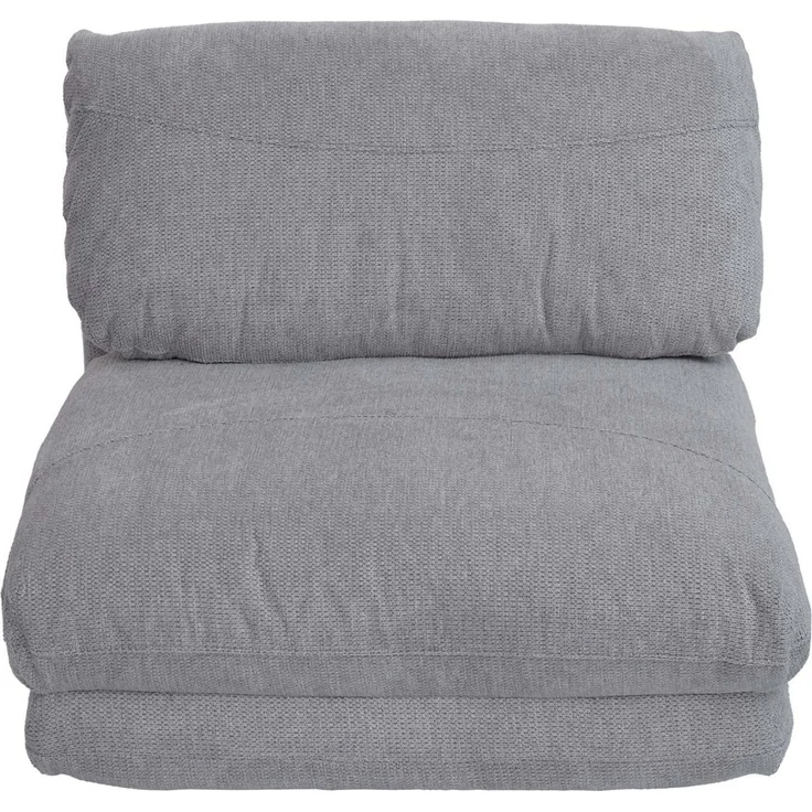 Schlafsessel HWC-E68, Schlafsofa Funktionssessel Klappsessel Relaxsessel, Stoff/Textil ~ hellgrau – Bild 5