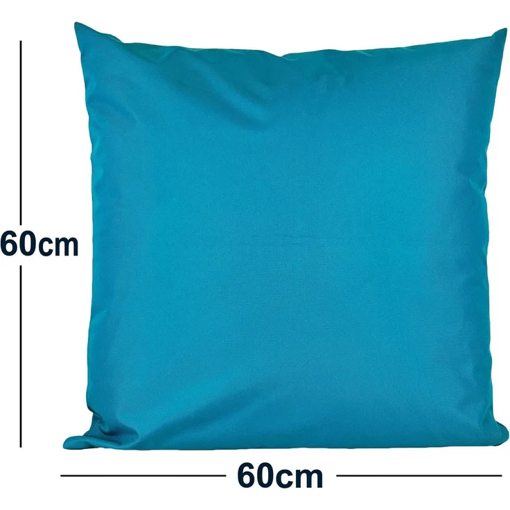 JACK Dekokissen 60x60cm Outdoor Lounge Kissen inkl. XXL Füllung, starke Füllung, strapazierfähig, wasserabweisend, In- und Outdoor – Bild 4