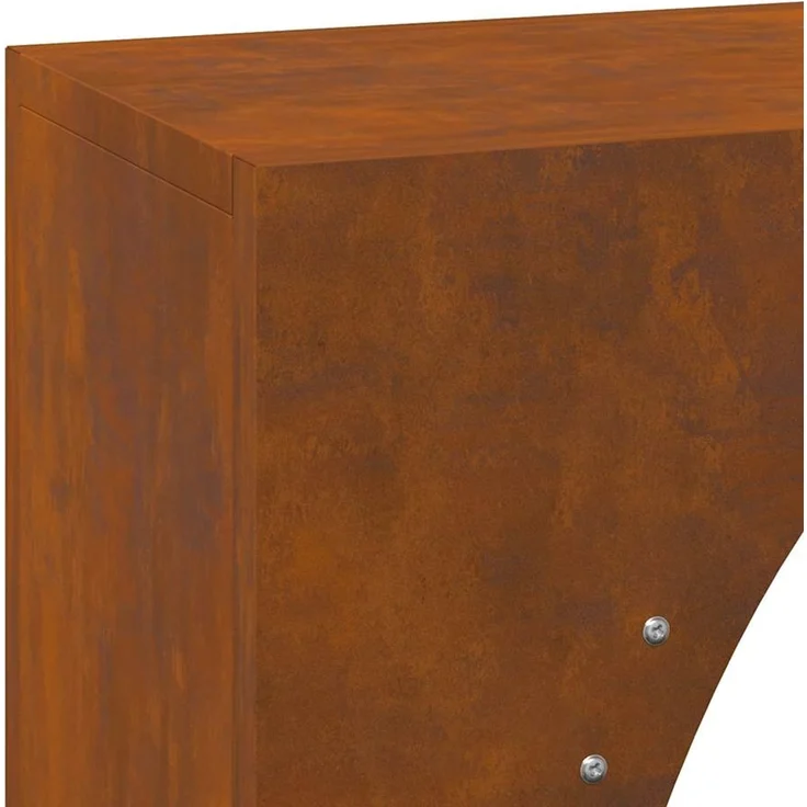 vidaXL Brennholzregal 50x23x100 cm Wetterfester Stahl 864186 – Bild 9