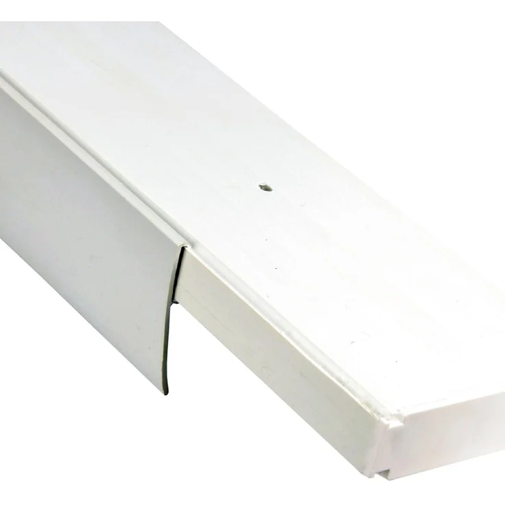 Bestlivings 1-3 Läufige Vorhangschiene mit Innenlauf aus Kunststoff und Kunststoff Blende Grau 390cm 3-läufig – Bild 3