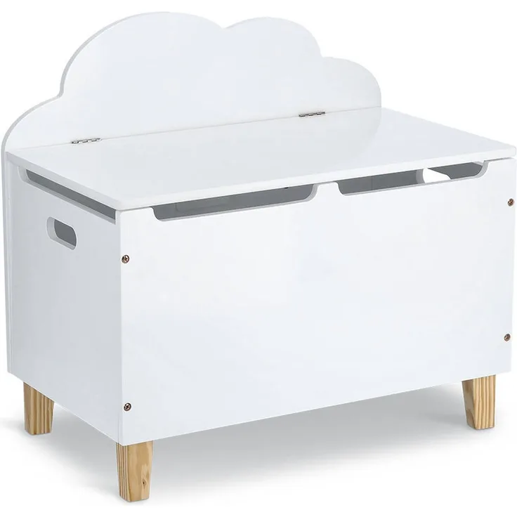 Spielzeugkiste aus Holz WOLKE, Sitzbank, 60 cm