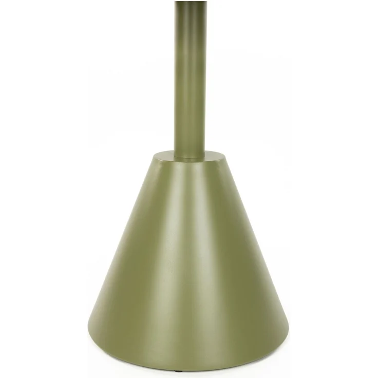 Bistrotisch Fabby, Grün aus Metall, quadratisch für Garten & Terrasse 70x70x76 cm – Bild 4