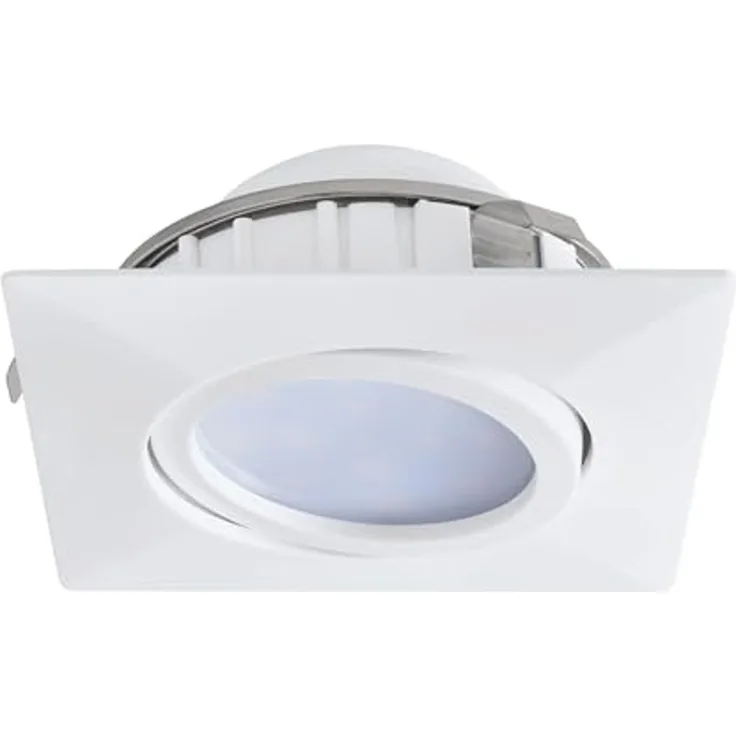 Eglo 95841 Hochvolt LED Einbauleuchte Pineda in weiß 1X6W L:8,4cm