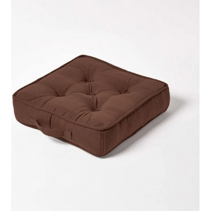 Homescapes Bodenkissen Sitzkissen Stuhlkissen Rajput braun – Bild 1