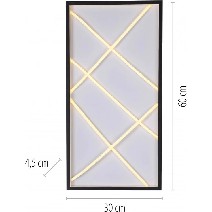 JUST LIGHT 14094-18 MIKADO Deckenleuchte rechteckig schwarz 3000K – Bild 8