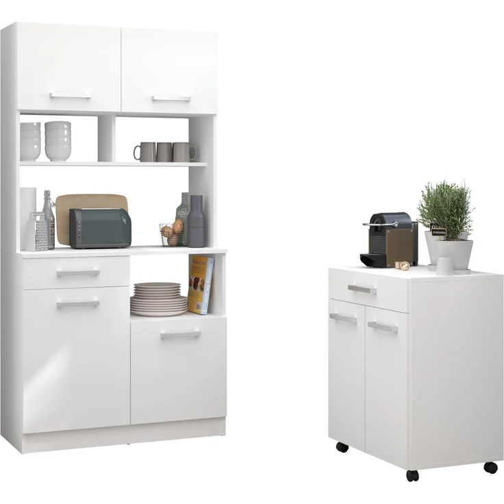 Buffet - Schrank von Parisot - Uno 2 in Weiß – Bild 5