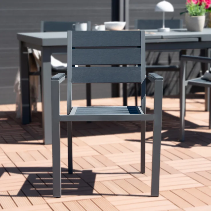 HOME DELUXE Gartenstuhl MADERA - 10 Stück – Bild 7