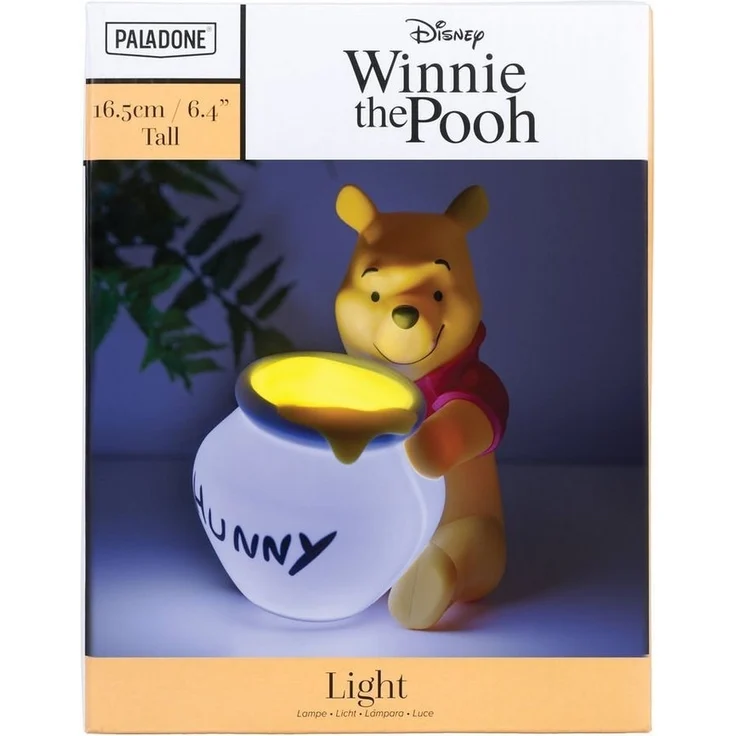 Paladone Winnie The Pooh Hunny Licht - Offiziell Lizenziertes tragbares Nachtlicht 16,5 cm (6,4"), Disney Lampe für Kinderzimmer oder Babyzimmer – Bild 2