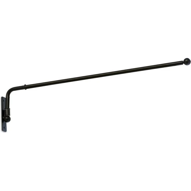 Mirabeau Gardinenstange Gardinenstange Epping schwarz, Ø 15 mm, Eisen – Bild 5