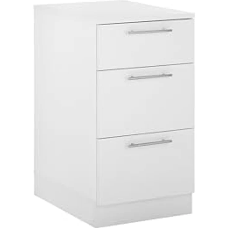 Laundreezy Unterschrank, Weiß - Schubladenschrank für Waschküche & Hauswirtschaftsraum - 50 x 92 x 68 cm (B/H/T) – Bild 12