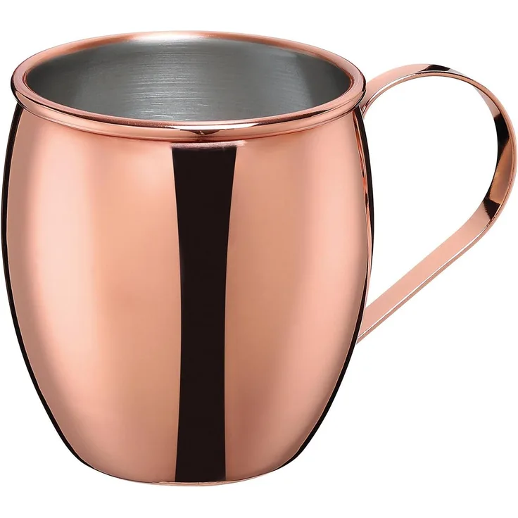 Cilio Becher Henkelbecher Kupfer poliert 0,5 Liter