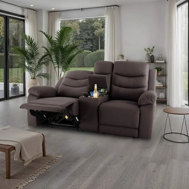 Raburg 2-Sitzer Kinosessel, 2er-Fernsehsessel, mechanisch, Pixx, mit Relaxfunktion, für 2 Personen, Belastbarkeit je Sitzplatz 130 kg – Bild 3