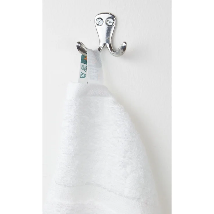 ZOLLNER 6er Set Handtücher, 50x70 cm, weiß, 100% Baumwolle – Bild 3