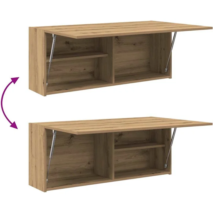 Bad-Wandschrank Artisan-Eiche 100 x 25 x 40 cm Holzwerkstoff – Bild 8
