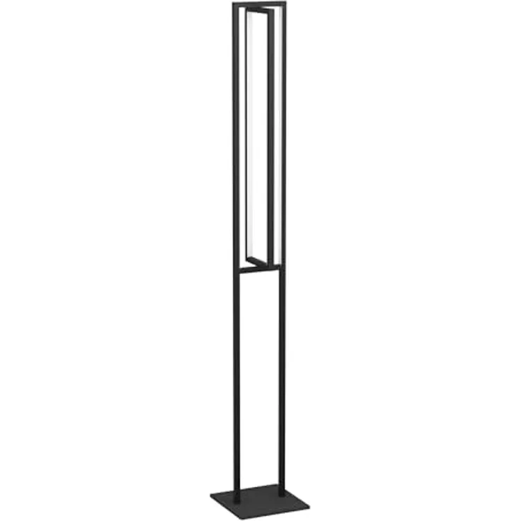 Eglo 900469 Stehleuchte SIBERIA Stahl schwarz LED 34W 3000-6500K L:20cm B:16cm H:133cm dimmbar mit Fernbedienung