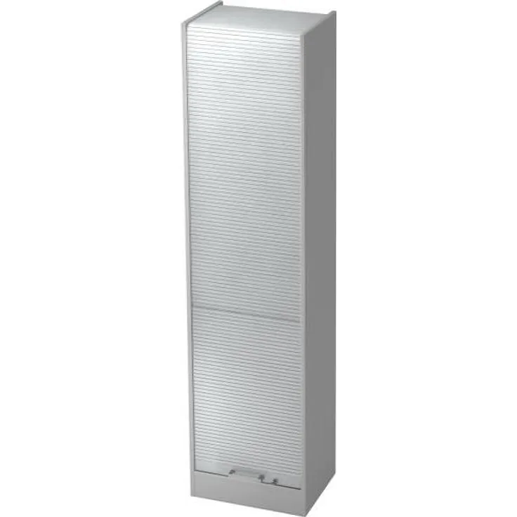 Rollladenschrank 50cm, 5OH CE Grau / Silber