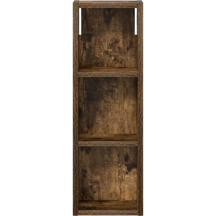 vidaXL Badezimmer-Wandschrank Geräucherte Eiche 20 x 10 x 60,5 cm 889291 – Bild 6