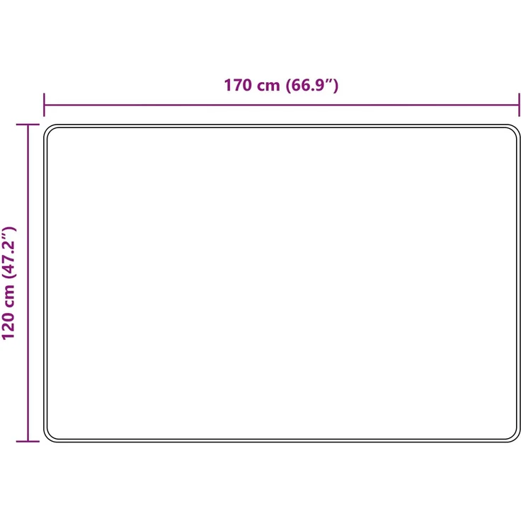 vidaXL Teppichläufer MARSA Sand 120x170 cm Polyester und PVC 42023126 – Bild 7