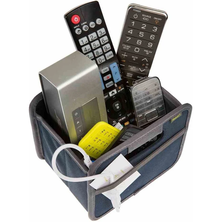 Meori Aufbewahrungsbox Klappbox Ordnungssystem Faltbox Mini 1,8 l Marine blau Uni – Bild 4