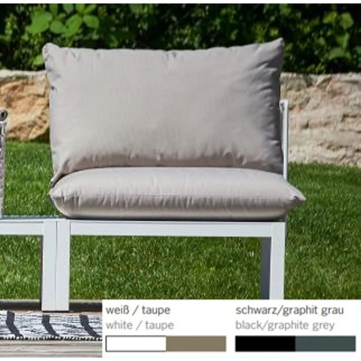 Outdoor Fiam Domino Grund Element weiß/taupe – Bild 2