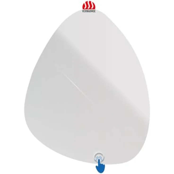 ALONI LED-Spiegel 80x60 cm, Wandspiegel mit integrierter Beleuchtung, Anti-Kondensation und Single-Touch-Schalter – Bild 1