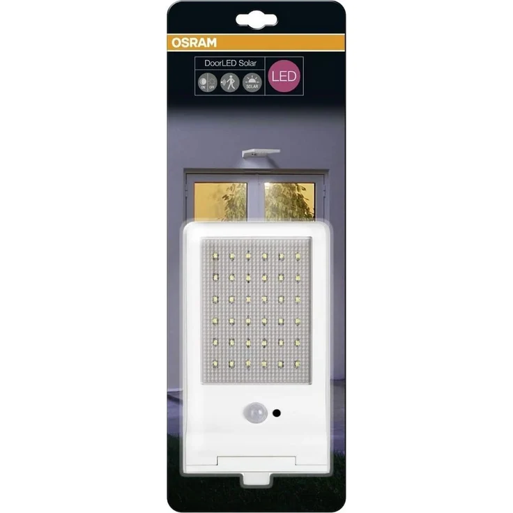 Osram LED Doorled Solar Batteriebetriebene Leuchte, fuer Aussenanwendungen, kaltweiss, integrierter Bewegungssensor SolarPanel – Bild 6