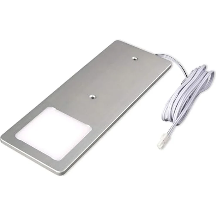 kalb LED Unterbauleuchte Silber 5W - sehr flache Küchenleuchte mit Touch-Dimmfunktion, 3er Set warmweiß, warmweiss – Bild 10