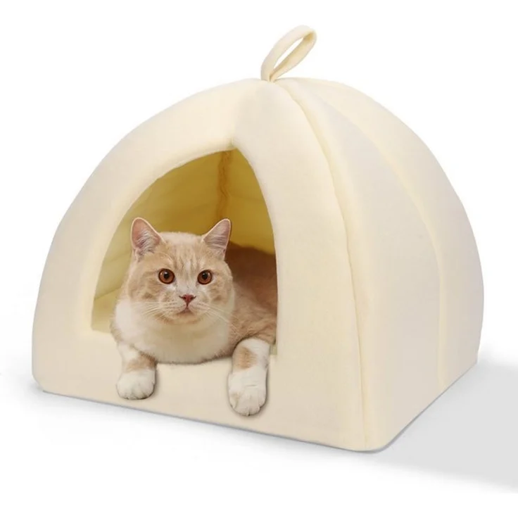 nobleza Tierbett Faltbares Katzenhaus Zwei in Eins Hund Katzenbett – Bild 4